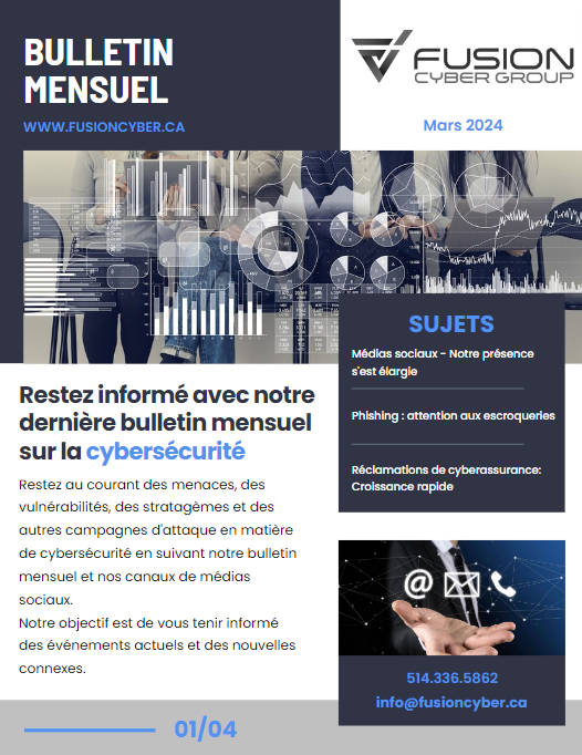 Newsletter - March 2024 - French